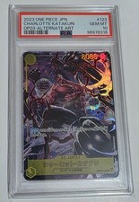 PSA 10 One Piece Card  Charlotte Katakuri Op03-123 Sec