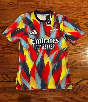 Adidas Arsenal FC 2025/26 Pre-Match Jersey Mens Size Small Red