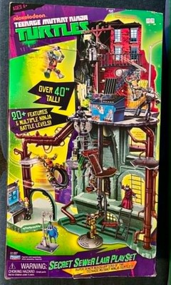 Teenage Mutant Ninja Turtles 2012 Nickelodeon Secret Sewer Lair Playset SEALED