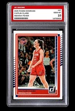 2025 Panini Donruss Caitlin Clark Card #47 Indiana Fever Gem Mint Graded 10