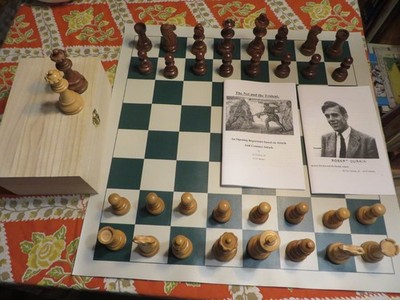  Vintage Allan Troy Chess Set-''Robusto'' Tournament set w/4 queens! 2/3 #1