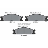 Textar BremsbeläGe Bremsbelegsatz Vorne FüR Ford Maverick Subaru SVX Terrano I
