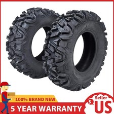 2 Set 27x8-12 Atv Tires All Terrain 6pr 27x8x12 Trail Mud Off-road Tire Tubeless
