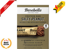 Barebells Protein Bars with 20g High Protein, 1.9oz Bars, Salty Peanut - 4 Count