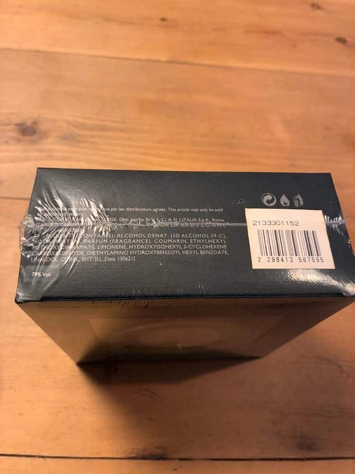 BVLGARI BLACK Eau de Toilette 75ml/2.5 fl.oz VINTAGE Rare Japan - Image 3 of 4