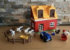 DUPLO Bauernhof  2 Häuser Tiere Traktor Zäune