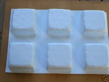 8 THICK PAVER MOLDS #P662 MAKE 6x6x2.5 CONCRETE PAVERS, COBBLESTONES FOR PENNIES