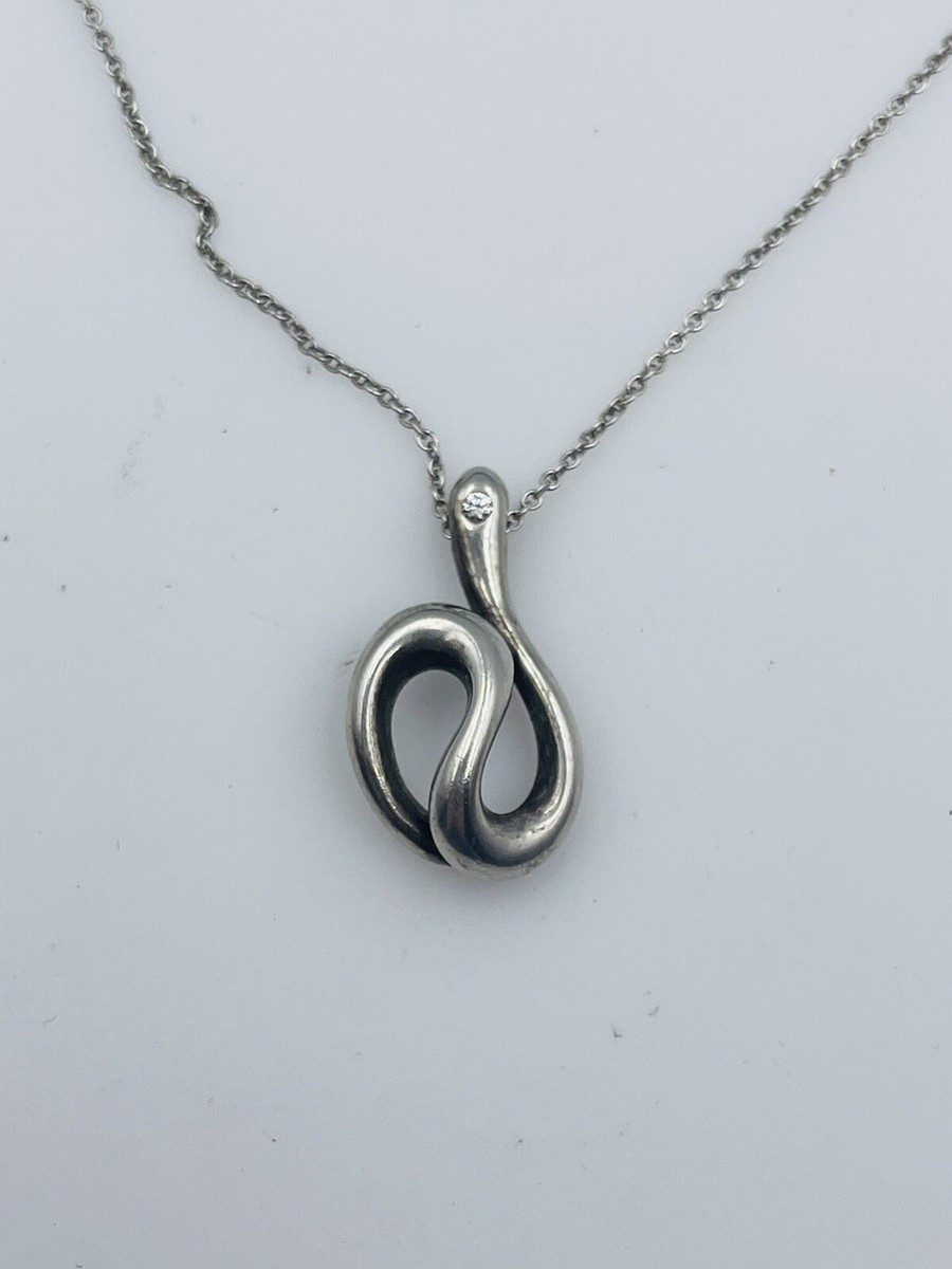 【Tiffany & Co】Elsa Peretti Snake ピアス Vintage Rare & Retired Elsa Peretti Tiffany & Co Sterling