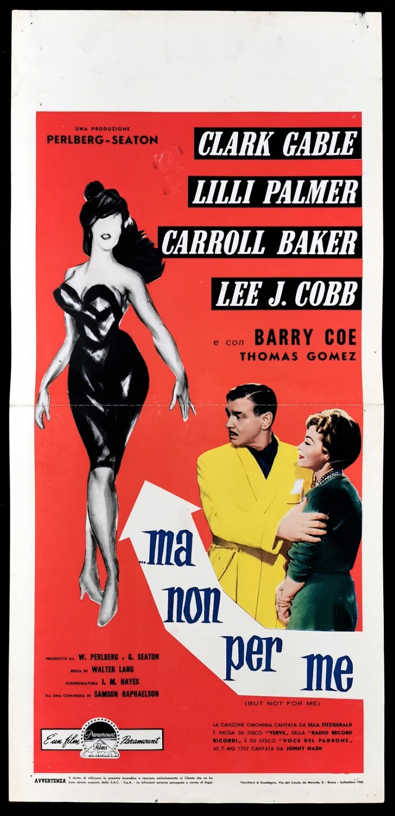 Locandina di Ma non per me (1959)