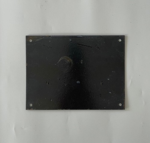 Vintage 1950's Enamel Porcelain Street House Sign 11 Plaque Number #11 - Picture 2 of 2