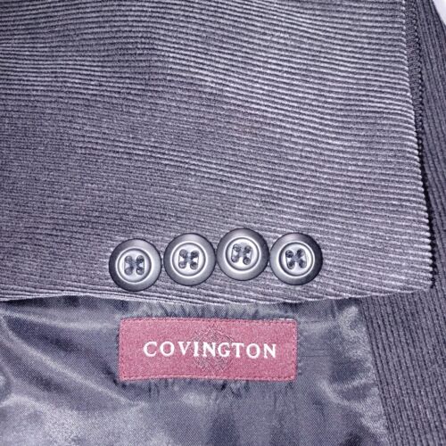 Covington Blazer Mens 46R Gray Suit Jacket Sport … - image 1