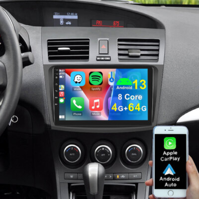 4G+64G Android 13.0 Carplay Autoradio Für Mazda 3 BL 2010-2013 GPS Navi WIFI DSP