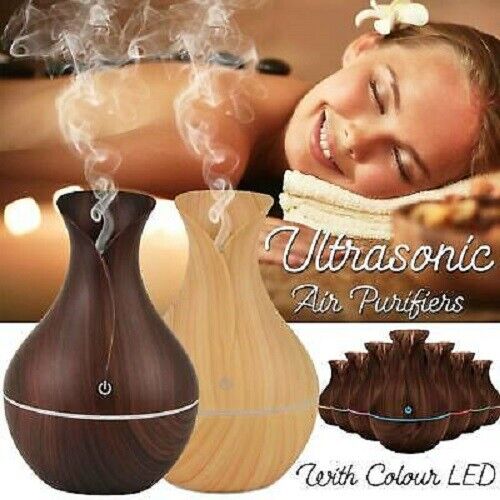 Ultrasonic Essential Oil Aroma Diffuser Mist Humidifier LED Light Timer - Bild 7 von 16