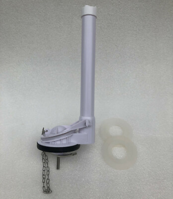 Crane 2 inch Flush Valve Assembly, One Piece Toilet with 2 Extra Flapper Seals