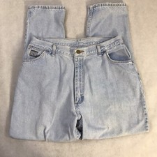 Vintage Wrangler Tapered Leg High 35 Waist Waisted Mom Jeans Classic Retro 80s