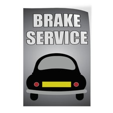 Door Decals Vertical Vinyl Stickers Multiple Sizes Brake Service Grey Car Vinyl
