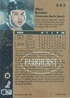 Autographed Marc Bureau 1992 Parkhurst Dallas Stars hockey card (#302 RC) — photo 2