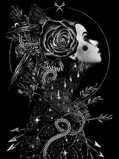 WEIGH ME DOWN LIMITED EDITION SCREEN PRINT SIGNED BY ARTIST NIKITA KAUN