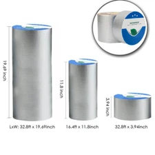 Waterproof Butyl Aluminum Foil Tape for RV Repair, Glass Repairs, Roof Patching