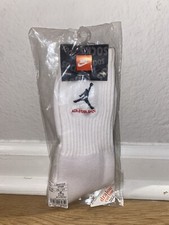 Vintage 1996 NIKE AIR JORDAN Crew Socks Jump Man Logo New Japan NOS Rare Vtg 90s