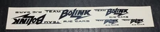 Vintage 90s Team Bolink RC Car Sticker Sheet 11.25 x 1.75
