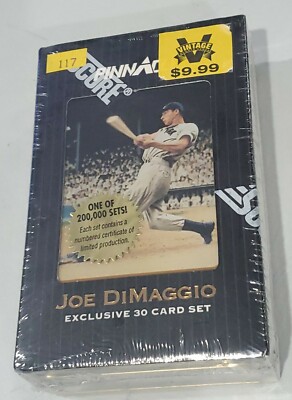 1993 Score Pinnacle Joe Dimaggio - 30 Card Set -