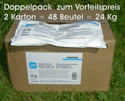 2 x Winterhalter Feinkörniges Regeneriersalz 48 x 500 Gramm = 24 Kg Salz !!!