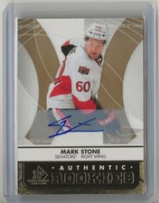 2012 2012-13 SP Game Used Gold Autographs #138 Mark Stone Ottawa Senators