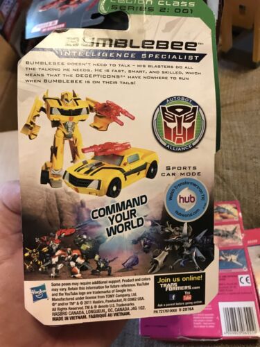 Transformers Prime Cyberverse 2011 Bumblebee (Snap-On Blaster) - Legion - Picture 2 of 2