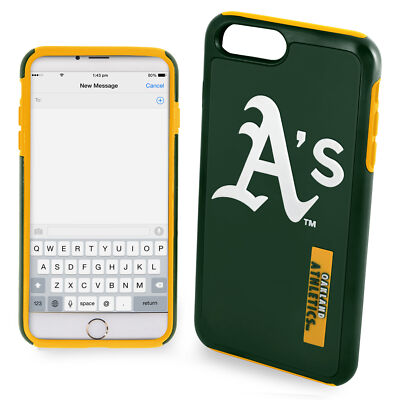 FOCO MLB Oakland A's Hybrid Case for iPhone SE (2020-22), 8, 7, 6 & 6S (4.7'')