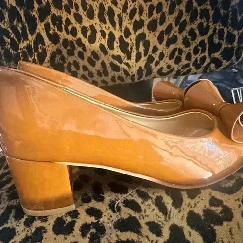 ❤️Scegli host❤️Ballerine chic marrone arancione con fiocco - Foto 6 di 7