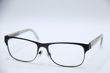 BURBERRY B 1289 1007 BLACK CLEAR GUNMETAL AUTHENTIC FRAMES EYEGLASSES 55-16