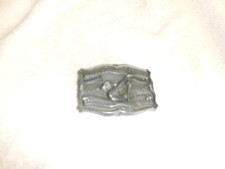 America Bicentenial Belt Buckle 200 Years of Freedom 1776-1976 Pewter