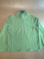 Old Navy Perfect Fit Green Fleece Top Size Medium 1/4 Zip