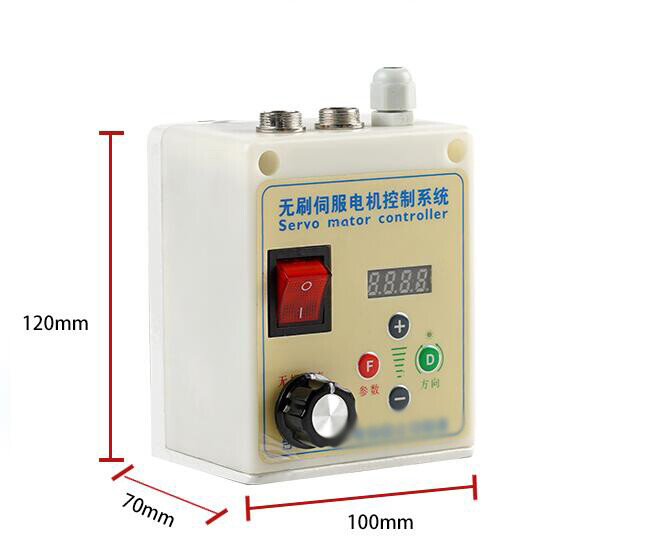 For 220V 750W Face Mount Brushless Servo Motor with Driver Controller