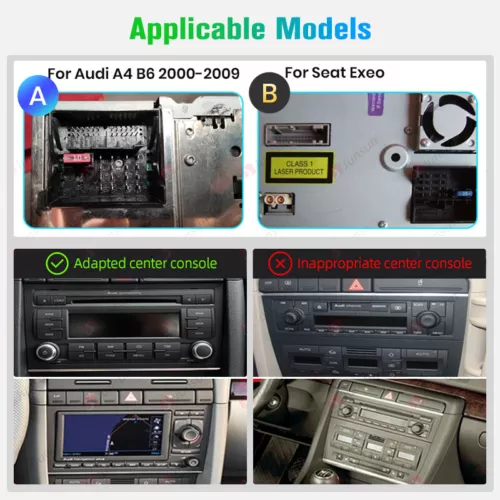 Für Audi A4 8E 8H B6 B7 2000-2009 Android Carplay Autoradio GPS Navi WIFI BT 32G - Bild 4 von 14