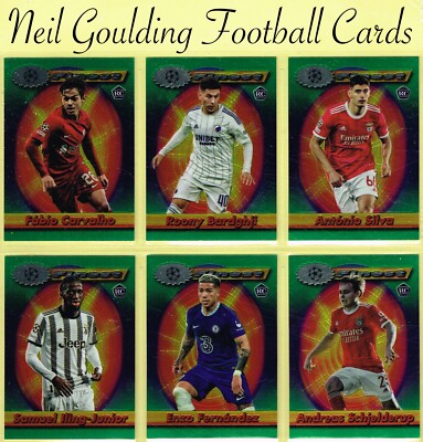 Topps UEFA Champions League 2022-23   FINEST FLASHBACKS   Karten #1 bis #100