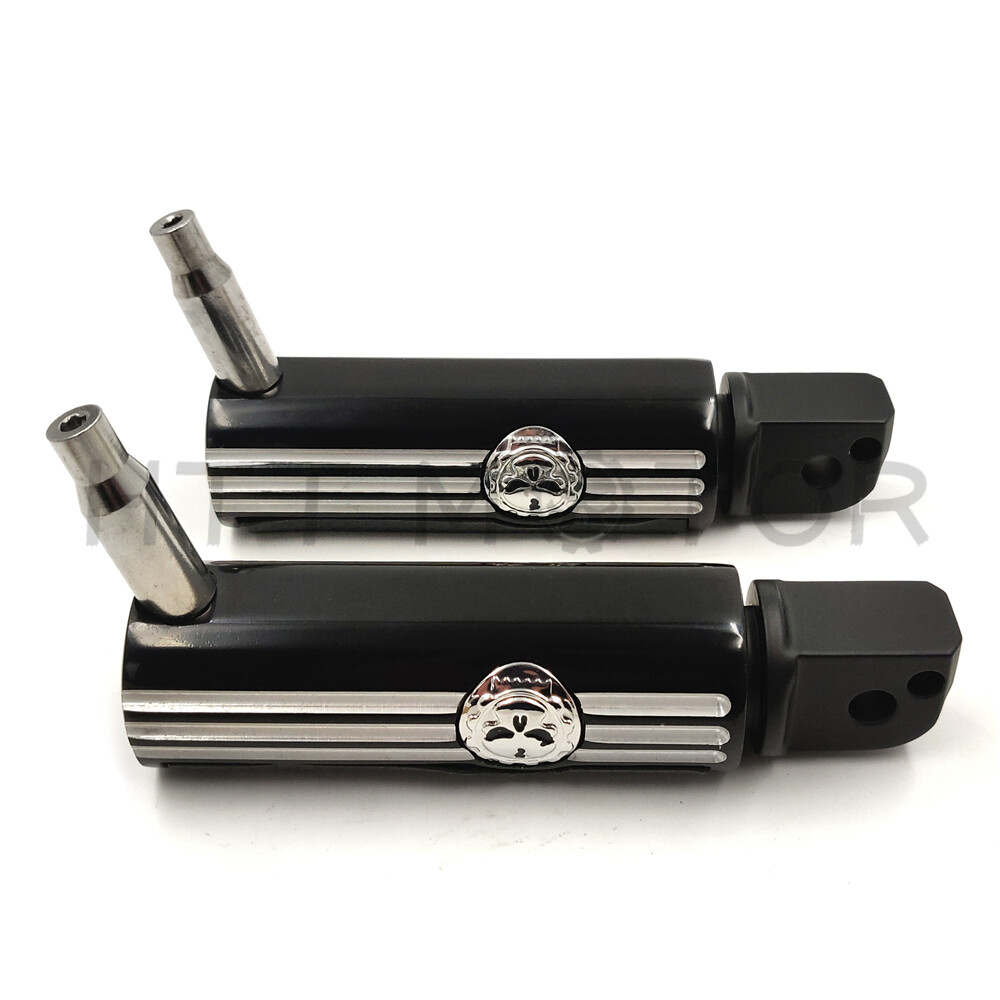 Defiance Footpegs Black Anodized For passenger 2018later Softail Slim