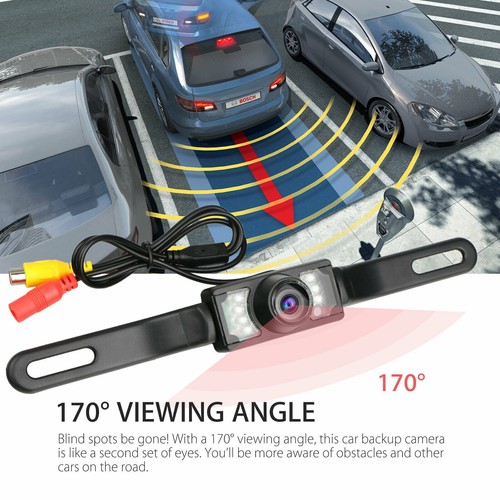 Car Rear View Backup Camera Reverse Waterproof Parking System Cam + LCD Monitor - Picture 27 of 74