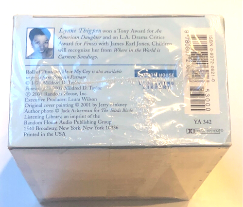 ROLL OF THUNDER HEAR MY CRY AUDIOBOOK CASSETTE UNABRIDGED 2001 RANDOM HOUSE -NEW - Picture 6 of 6