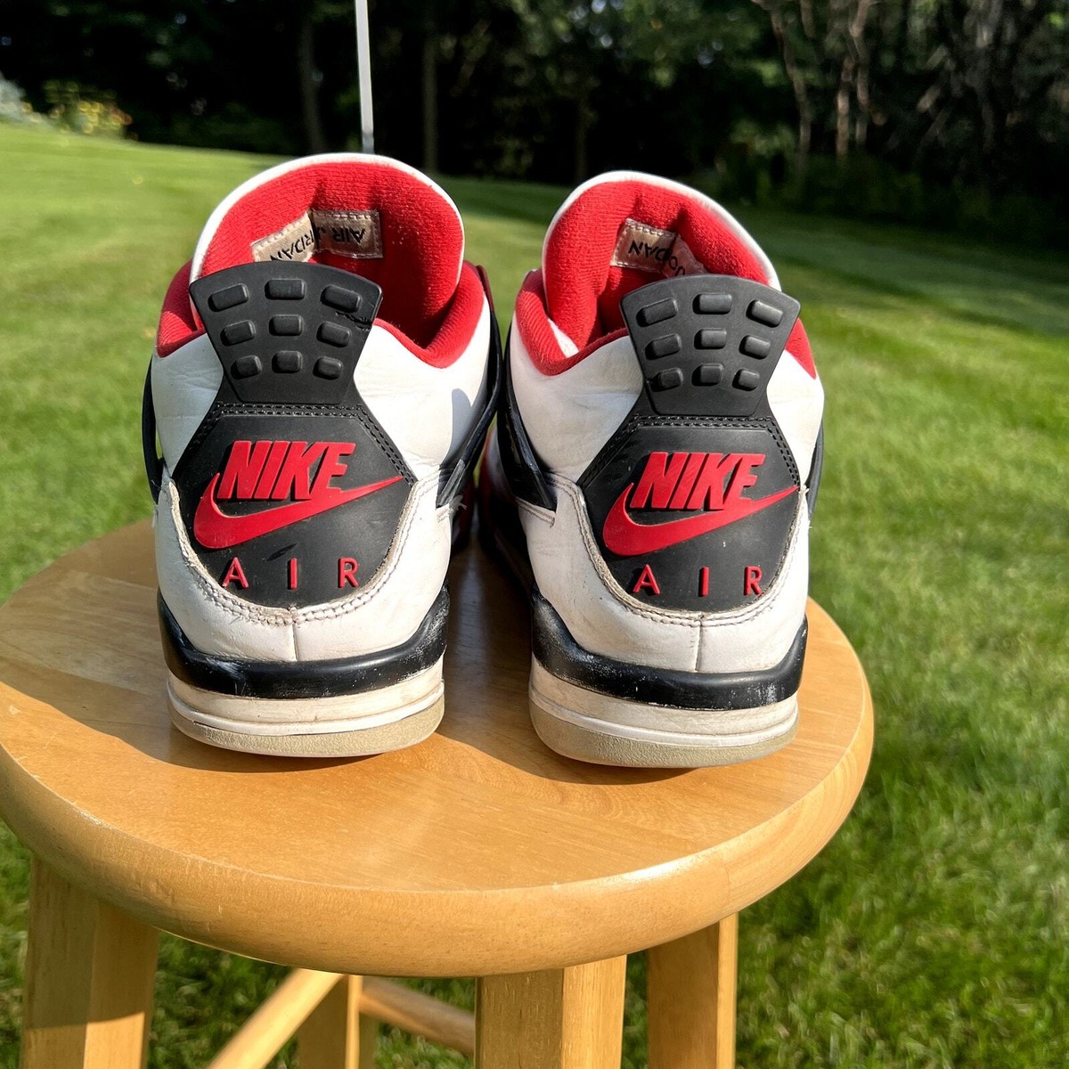 Nike Air Jordan 4 Retro OG Fire Red 2020 Men's Shoes - Size Nike Air Jordan 4 Retro OG Fire Red 2020 Men's Shoes - Size