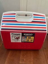 Igloo Playmate Elite 16 Qt Cooler 50th Anniversary Insulated Plastic USA STRIPE