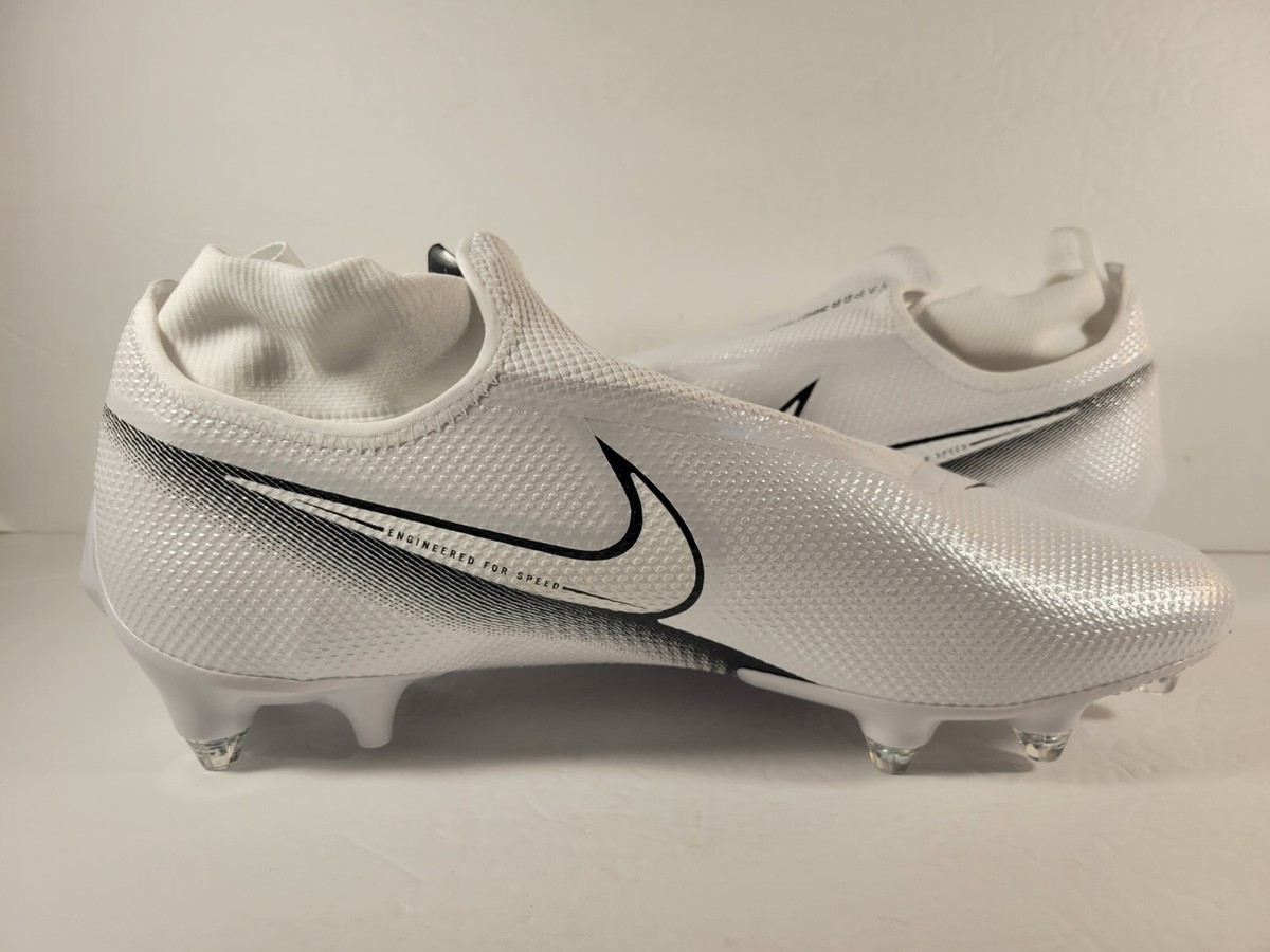 Nike Vapor Edge Pro 360 Detachable White Black Football CZ5574-100 Men Nike Vapor Edge Pro 360 Detachable Football Cleats CZ5574  main image 2