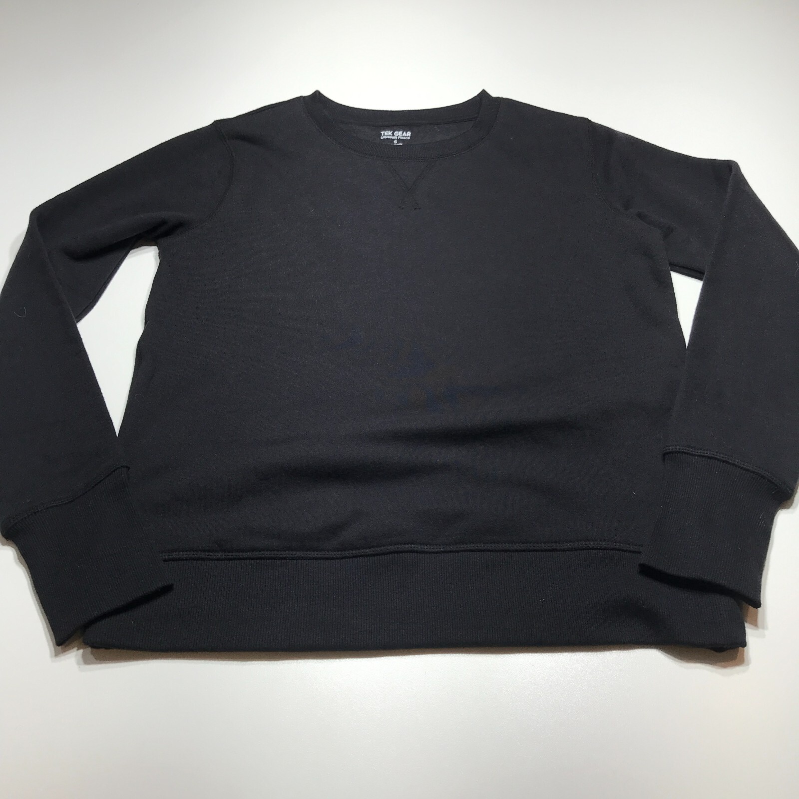 Tek Gear Sweatshirt Mens Small Black Ultra Soft F… - image 1