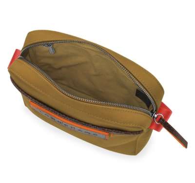 longchamp tobacco bag Longchamp 3D Leather-Trimmed Cotton Canvas Crossbody Bag ~NIP~ Tobacco