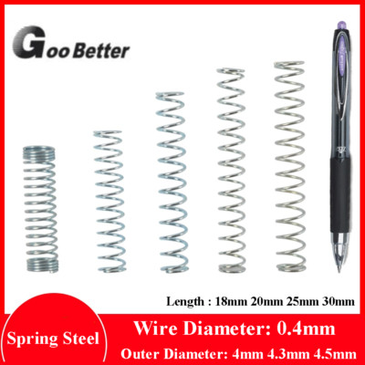 Pen Spring Spring Rate Compression Springs 18mm-30mm Length Spring Steel Galvanized For ...
