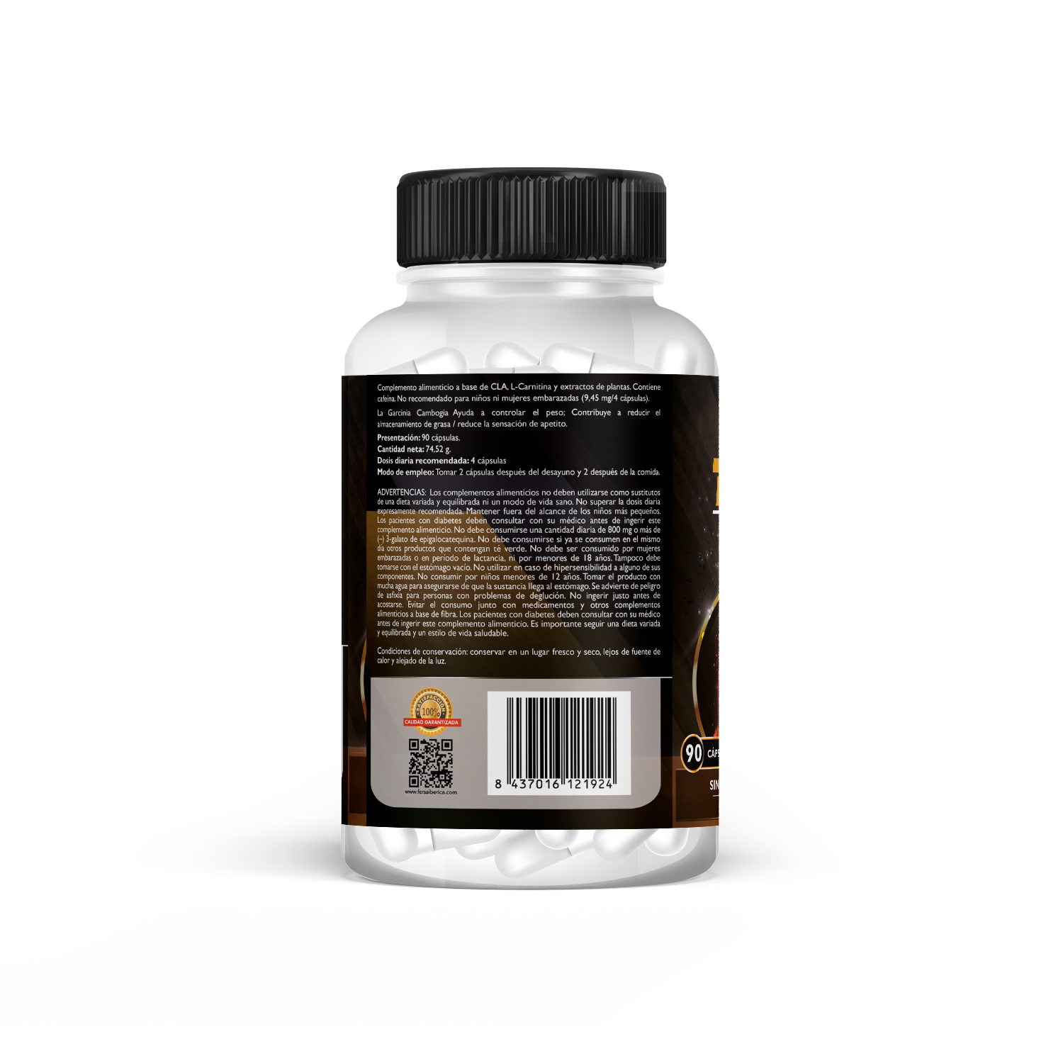 Quemagrasas con Garcinia Cambogia + LCarnitina + CLA + + Té Verde. eBay