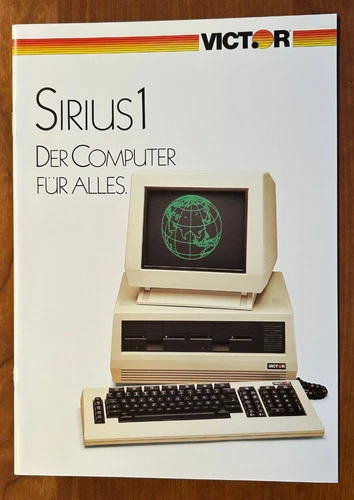 VICTOR SIRIUS I- Computer - Produkt Broschüre / Flyer, NEU