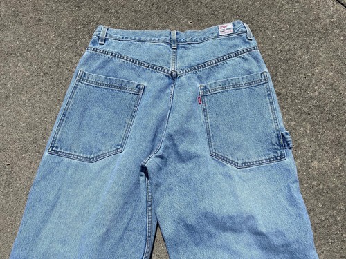 vintage Levis Dry Goods wide leg baggy jeans - sz 34 x 30 skater grunge 90s y2k - Picture 8 of 9