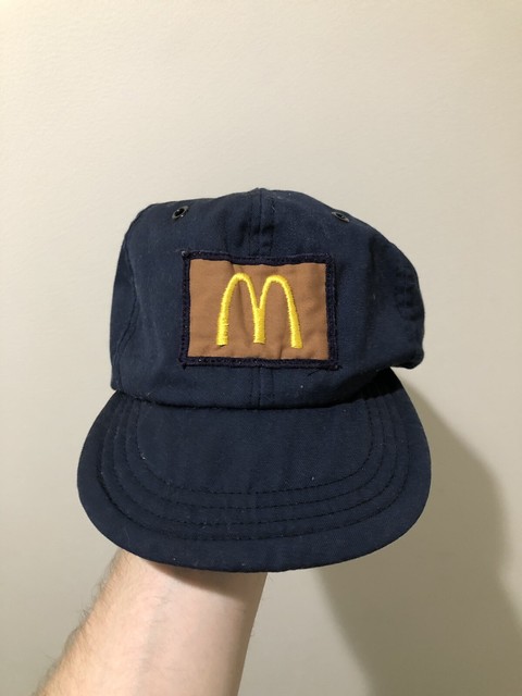 Vintage Mcdonald S Uniform Hat 1976 Stan Herman Design White Cap